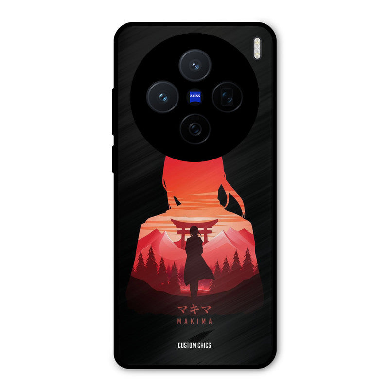 Makima Vivo X200 Mobile Back Cover - Anime PrintShield Case