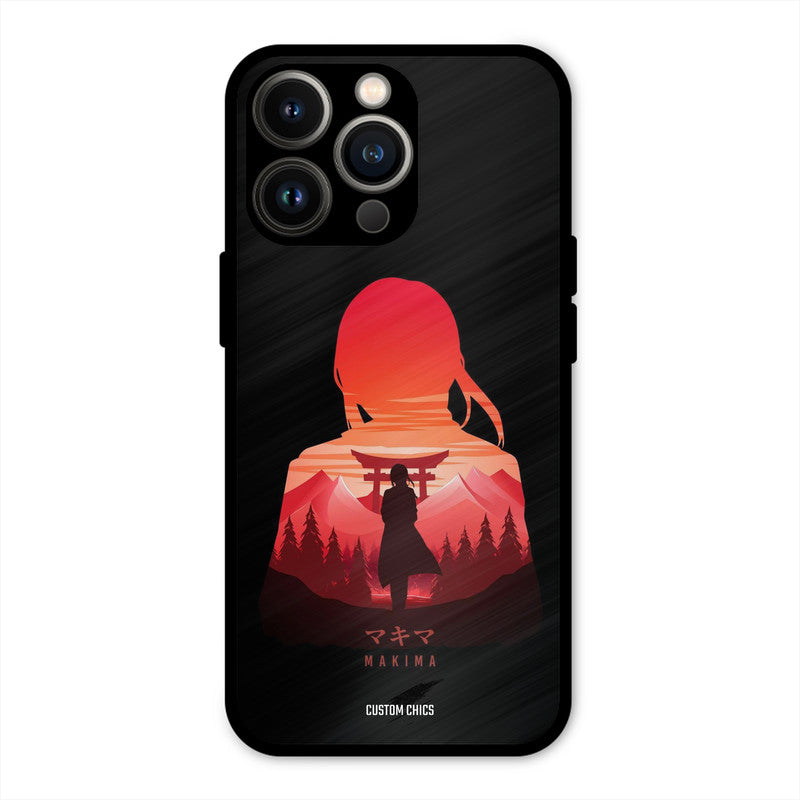 Makima iPhone 13 Pro Mobile Back Cover - Anime PrintShield Case