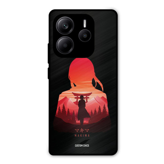 Makima Redmi Note 14 Mobile Back Cover - Anime PrintShield Case