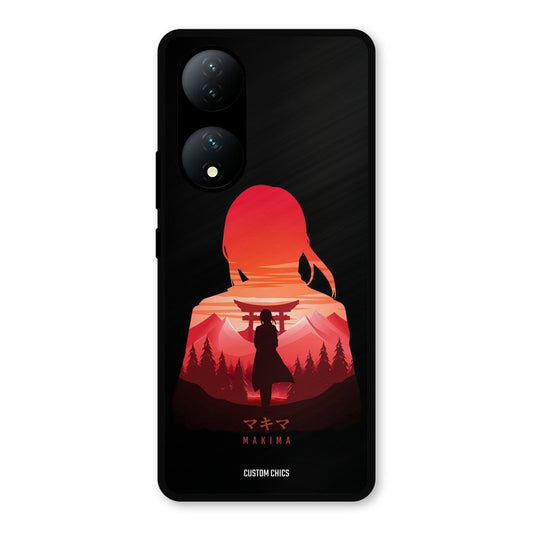 Makima Vivo Y100 Mobile Back Cover - Anime PrintShield Case
