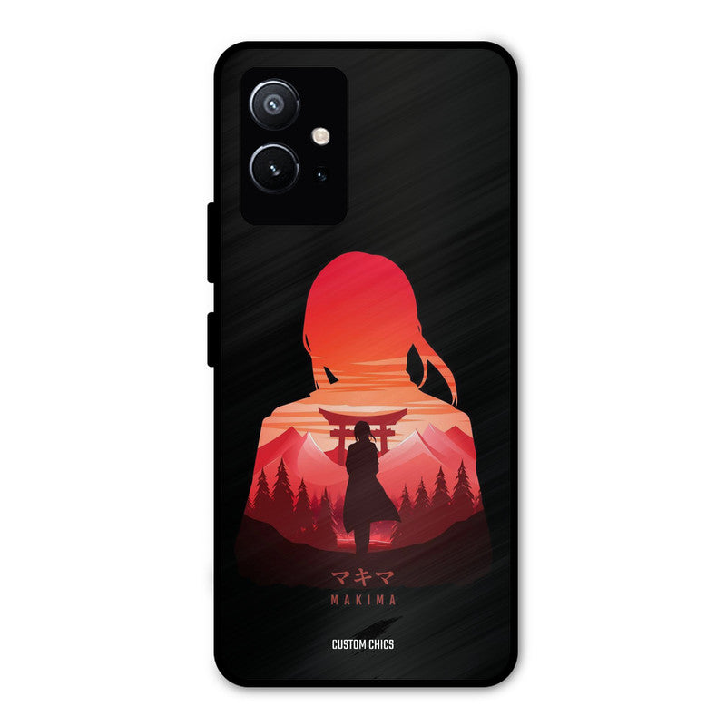 Makima Vivo Y75 5G Mobile Back Cover - Anime PrintShield Case