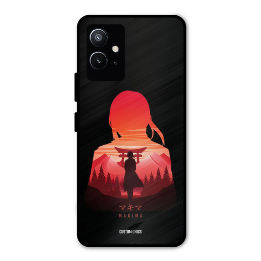 Makima Vivo Y75 5G Mobile Back Cover - Anime PrintShield Case