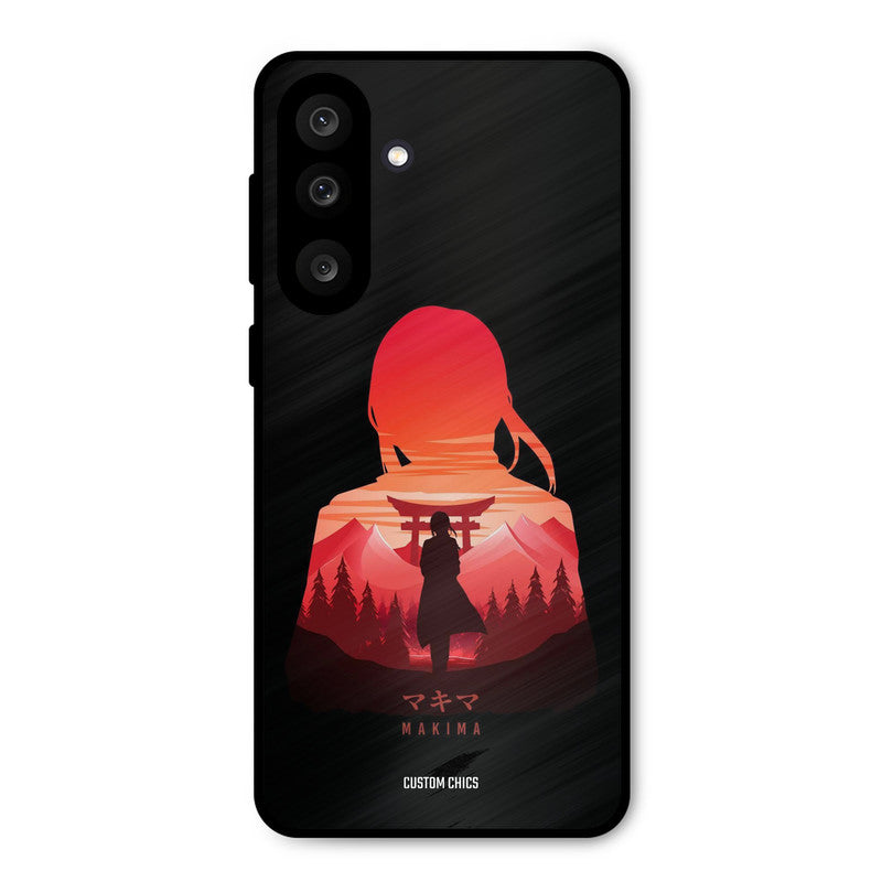 Makima Samsung Galaxy M56 Mobile Back Cover - Anime PrintShield Case