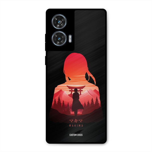 Makima Moto G96 Mobile Back Cover - Anime PrintShield Case