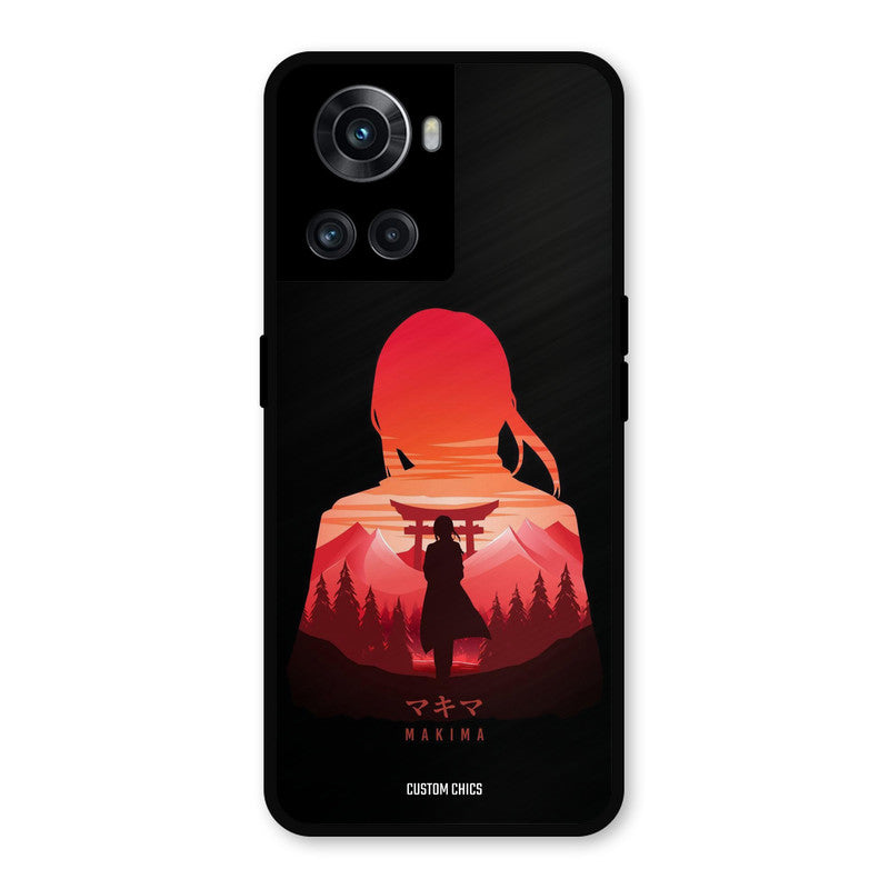 Makima OnePlus 10R Mobile Back Cover - Anime PrintShield Case