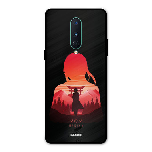 Makima Oneplus 8 Mobile Back Cover - Anime PrintShield Case