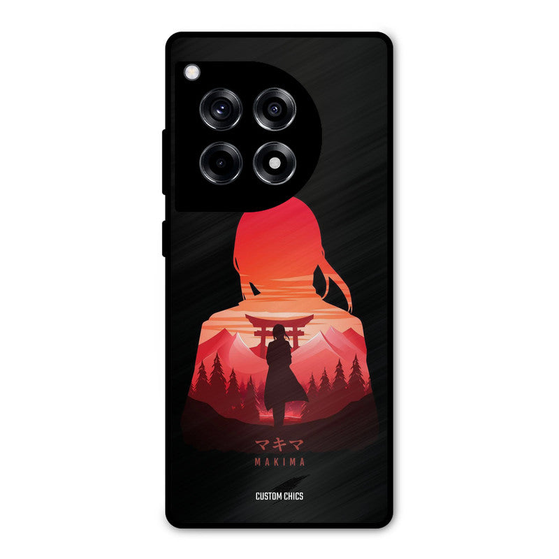 Makima OnePlus 12R Mobile Back Cover - Anime PrintShield Case