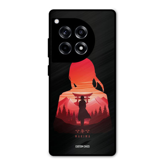 Makima OnePlus 12R Mobile Back Cover - Anime PrintShield Case