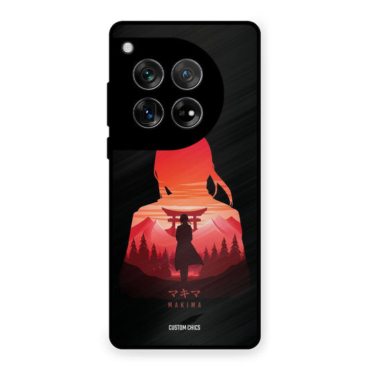 Makima OnePlus 12 Mobile Back Cover - Anime PrintShield Case
