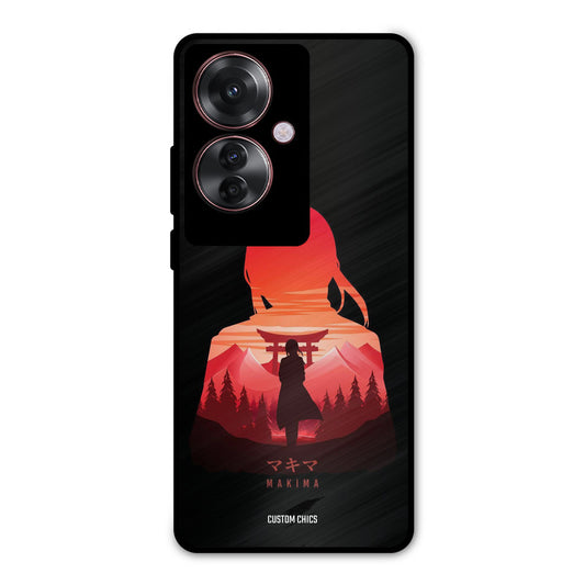 Makima Oppo F25 Pro Mobile Back Cover - Anime PrintShield Case