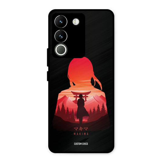 Makima Vivo Y200 Mobile Back Cover - Anime PrintShield Case