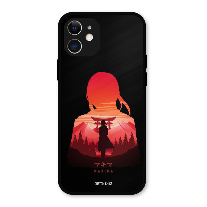 Makima iPhone 12 Mobile Back Cover - Anime PrintShield Case