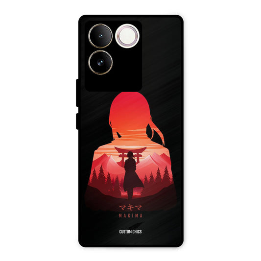 Makima Vivo T2 Pro Mobile Back Cover - Anime PrintShield Case