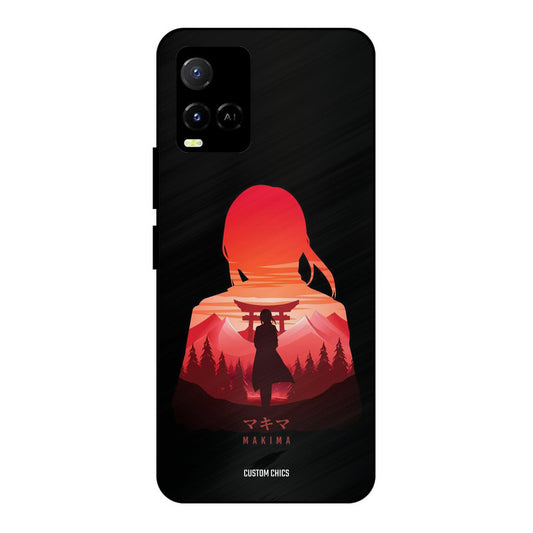 Makima Vivo Y33s Mobile Back Cover - Anime PrintShield Case