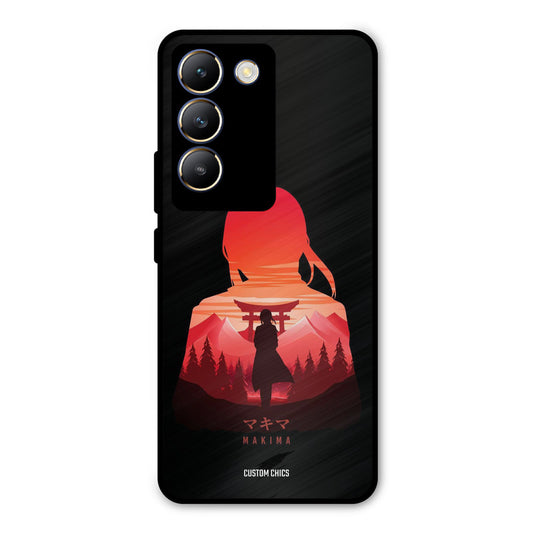 Makima Vivo Y200e Mobile Back Cover - Anime PrintShield Case