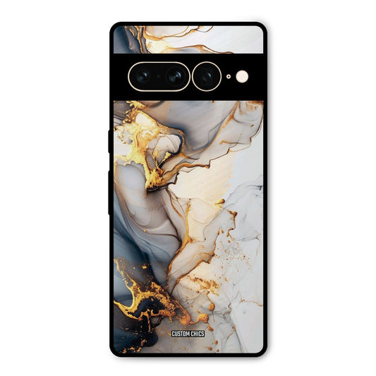 Marble Art Google Pixel 7 Pro Mobile Back Cover - Aesthetic PrintShield Case