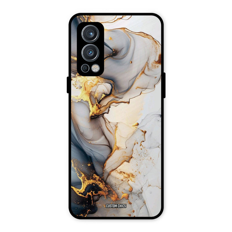 Marble Art OnePlus Nord 2 5G Mobile Back Cover - Aesthetic PrintShield Case