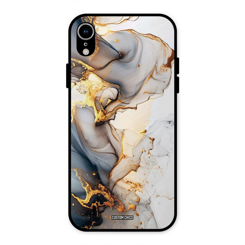 Marble Art iPhone XR Mobile Back Cover - Aesthetic PrintShield Case