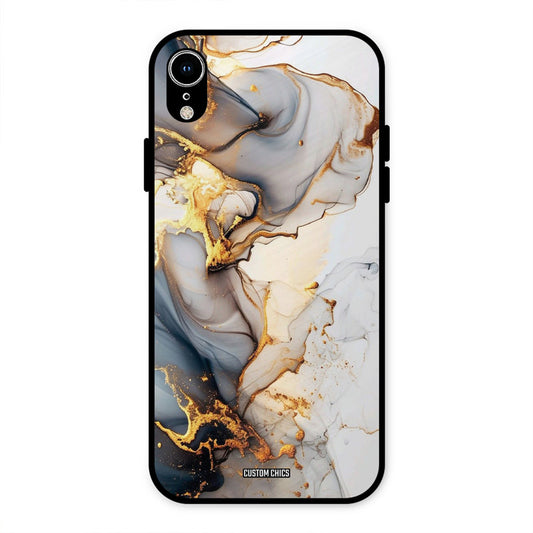 Marble Art iPhone XR Mobile Back Cover - Aesthetic PrintShield Case