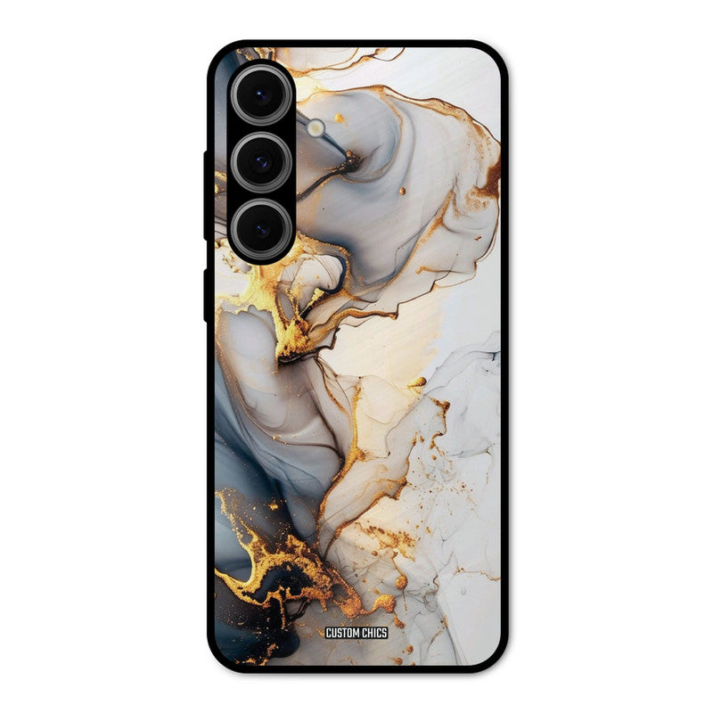 Marble Art Samsung Galaxy S24 FE Mobile Back Cover - Aesthetic PrintShield Case