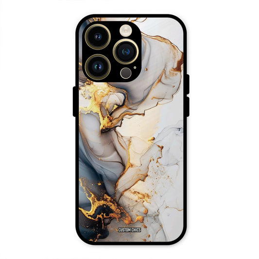 Marble Art iPhone 14 Pro Max Mobile Back Cover - Aesthetic PrintShield Case
