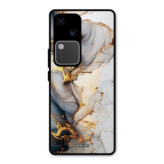 Marble Art Vivo V30 Mobile Back Cover - Aesthetic PrintShield Case