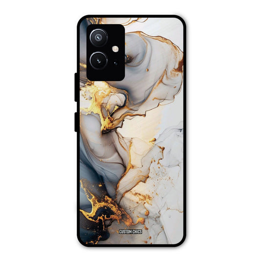 Marble Art Vivo Y75 5G Mobile Back Cover - Aesthetic PrintShield Case