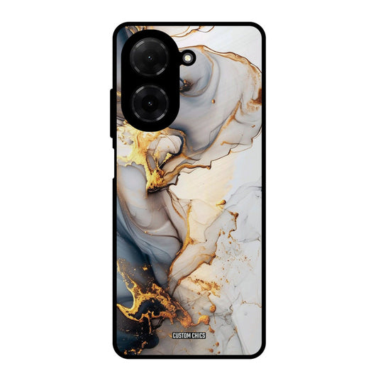 Marble Art Poco C71 Mobile Back Cover - Aesthetic PrintShield Case