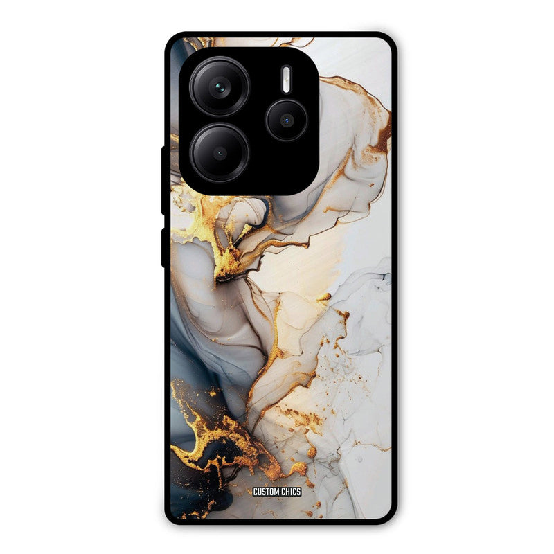 Marble Art Redmi Note 14 Mobile Back Cover - Aesthetic PrintShield Case