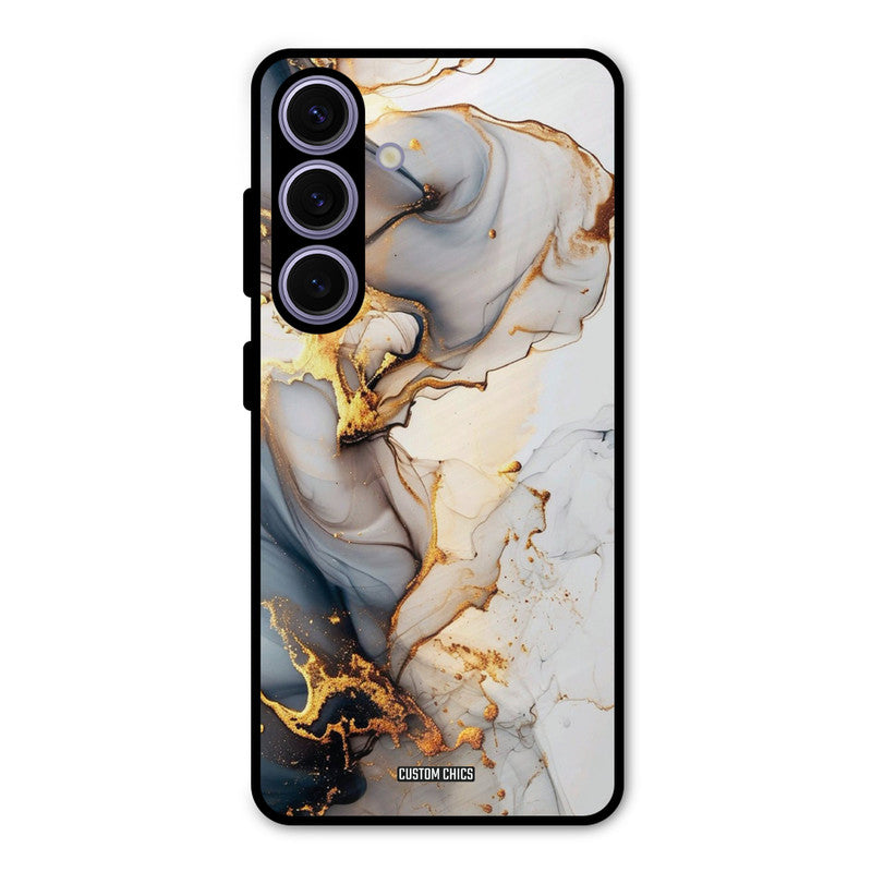 Marble Art Samsung Galaxy S24 Mobile Back Cover - Aesthetic PrintShield Case
