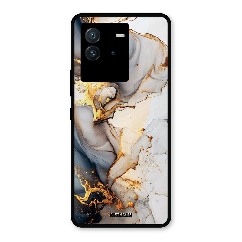 Marble Art iQoo Neo 6 Mobile Back Cover - Aesthetic PrintShield Case