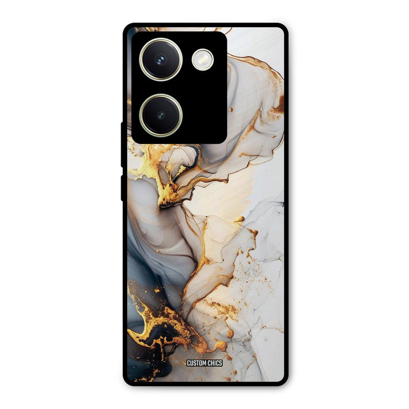 Marble Art Vivo Y200 Pro Mobile Back Cover - Aesthetic PrintShield Case