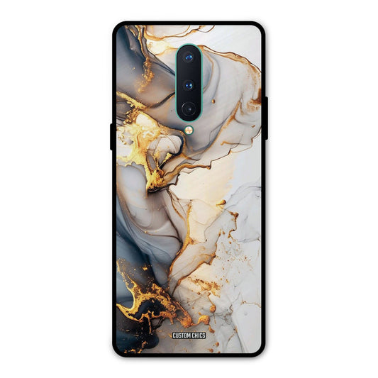 Marble Art Oneplus 8 Mobile Back Cover - Aesthetic PrintShield Case