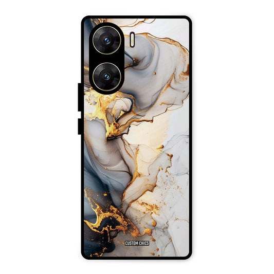Marble Art Vivo V29e Mobile Back Cover - Aesthetic PrintShield Case