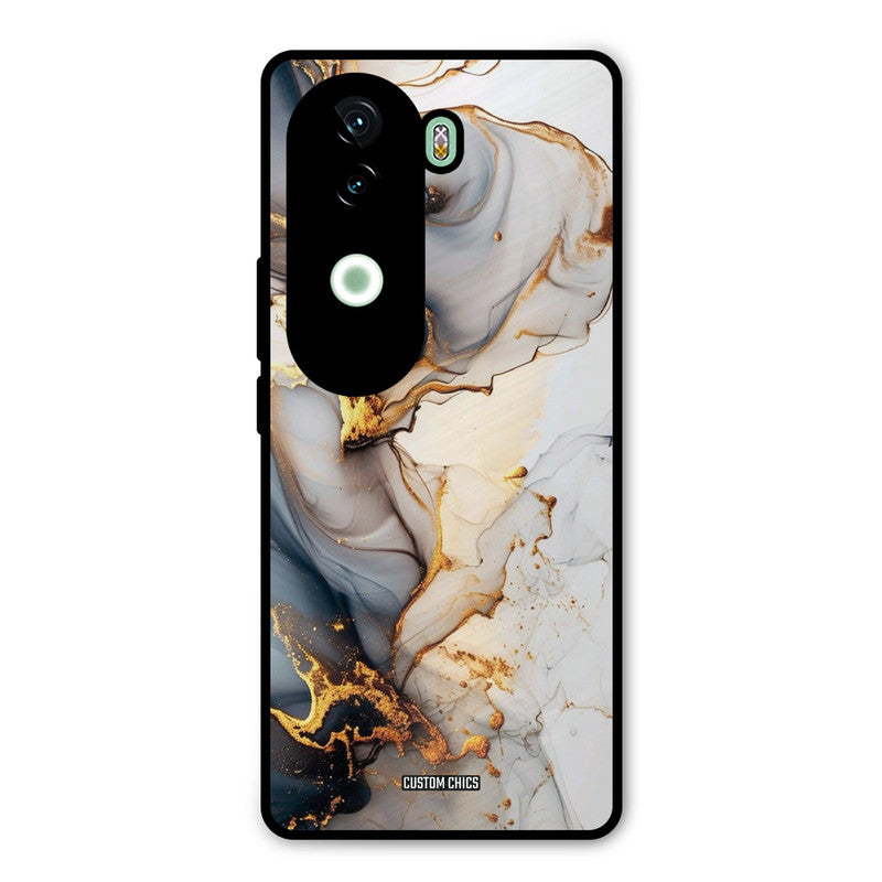 Marble Art Vivo V40e Mobile Back Cover - Aesthetic PrintShield Case
