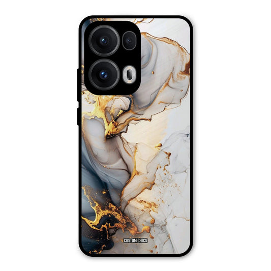 Marble Art Oppo Reno 13 Pro 5G Mobile Back Cover - Aesthetic PrintShield Case