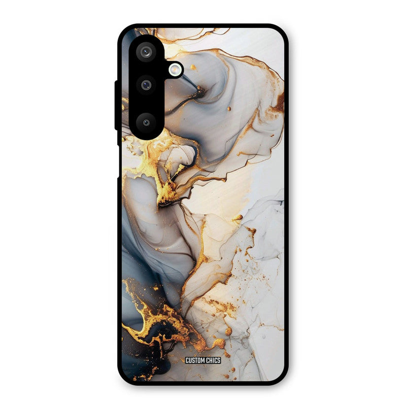 Marble Art Samsung Galaxy M16 Mobile Back Cover - Aesthetic PrintShield Case