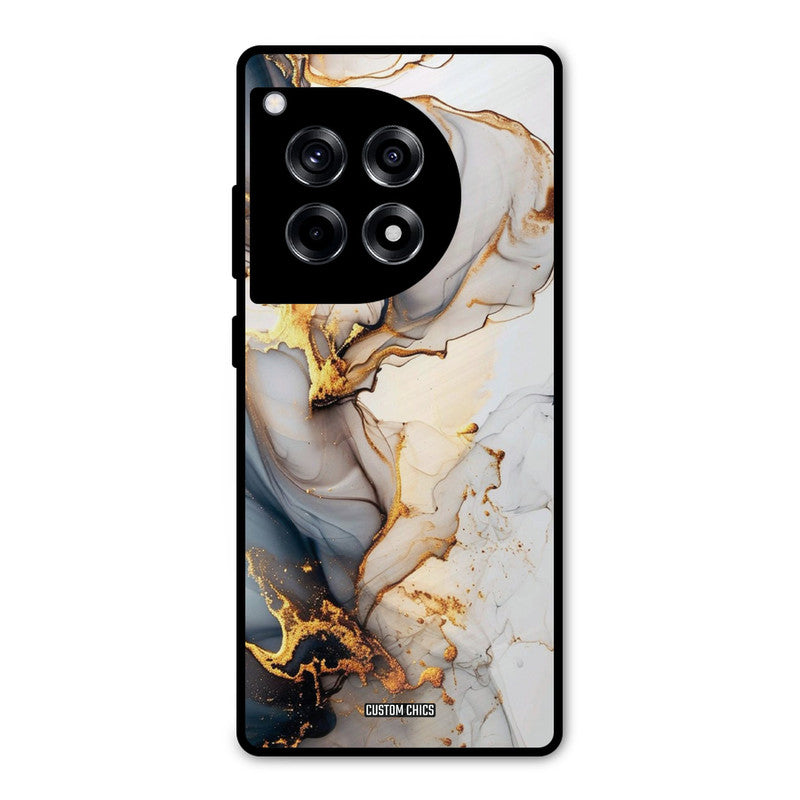 Marble Art OnePlus 12R Mobile Back Cover - Aesthetic PrintShield Case