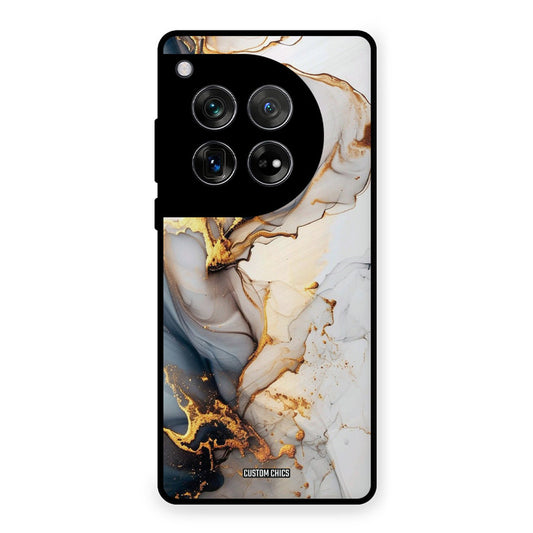 Marble Art OnePlus 12 Mobile Back Cover - Aesthetic PrintShield Case