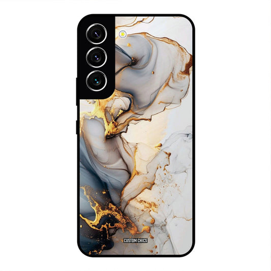 Marble Art Samsung Galaxy S22 Mobile Back Cover - Aesthetic PrintShield Case