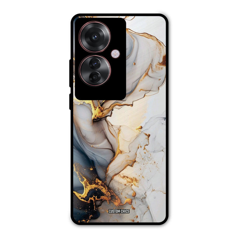 Marble Art Oppo F25 Pro Mobile Back Cover - Aesthetic PrintShield Case