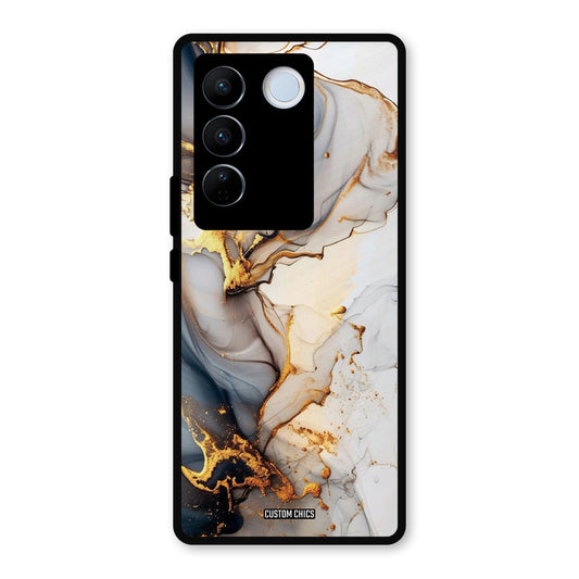 Marble Art Vivo V27 Pro Mobile Back Cover - Aesthetic PrintShield Case