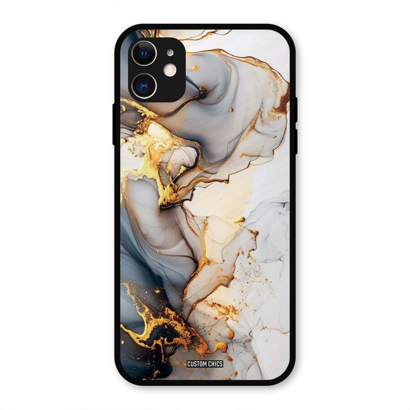 Marble Art IPhone 11 Mobile Back Cover - Aesthetic PrintShield Case