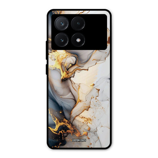 Marble Art Poco X6 Pro Mobile Back Cover - Aesthetic PrintShield Case