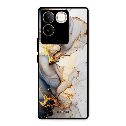 Marble Art Vivo T2 Pro Mobile Back Cover - Aesthetic PrintShield Case
