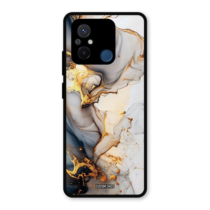 Marble Art Redmi 12c Mobile Back Cover - Aesthetic PrintShield Case