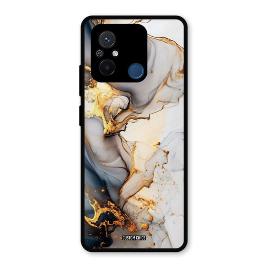 Marble Art Redmi 12c Mobile Back Cover - Aesthetic PrintShield Case