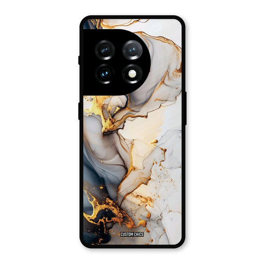 Marble Art OnePlus 11 Mobile Back Cover - Aesthetic PrintShield Case