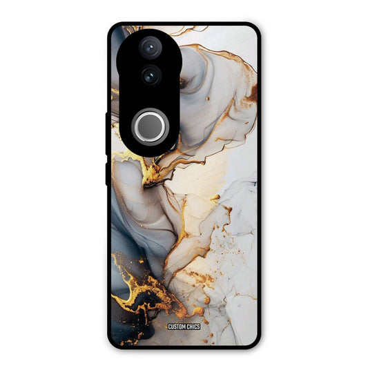Marble Art Vivo V50 Mobile Back Cover - Aesthetic PrintShield Case
