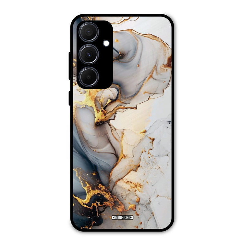 Marble Art Samsung Galaxy A35 5G Mobile Back Cover - Aesthetic PrintShield Case